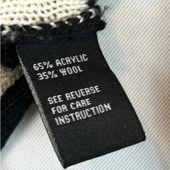 Cliche Couture Wool Blend Crewneck Puppy Pullover Sweater Size Small - Picture 6 of 7